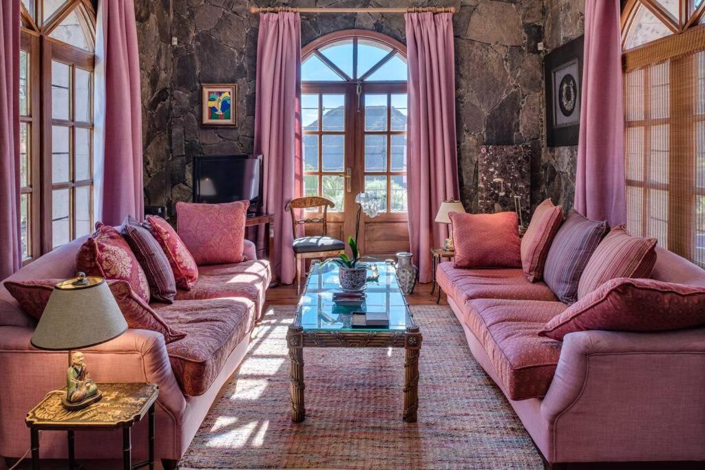 Luxury Villa In Nature With Swimming Pool Tenerife, Santiago Del Teide, With Sea And Mountain Views El Retamar Bilik gambar